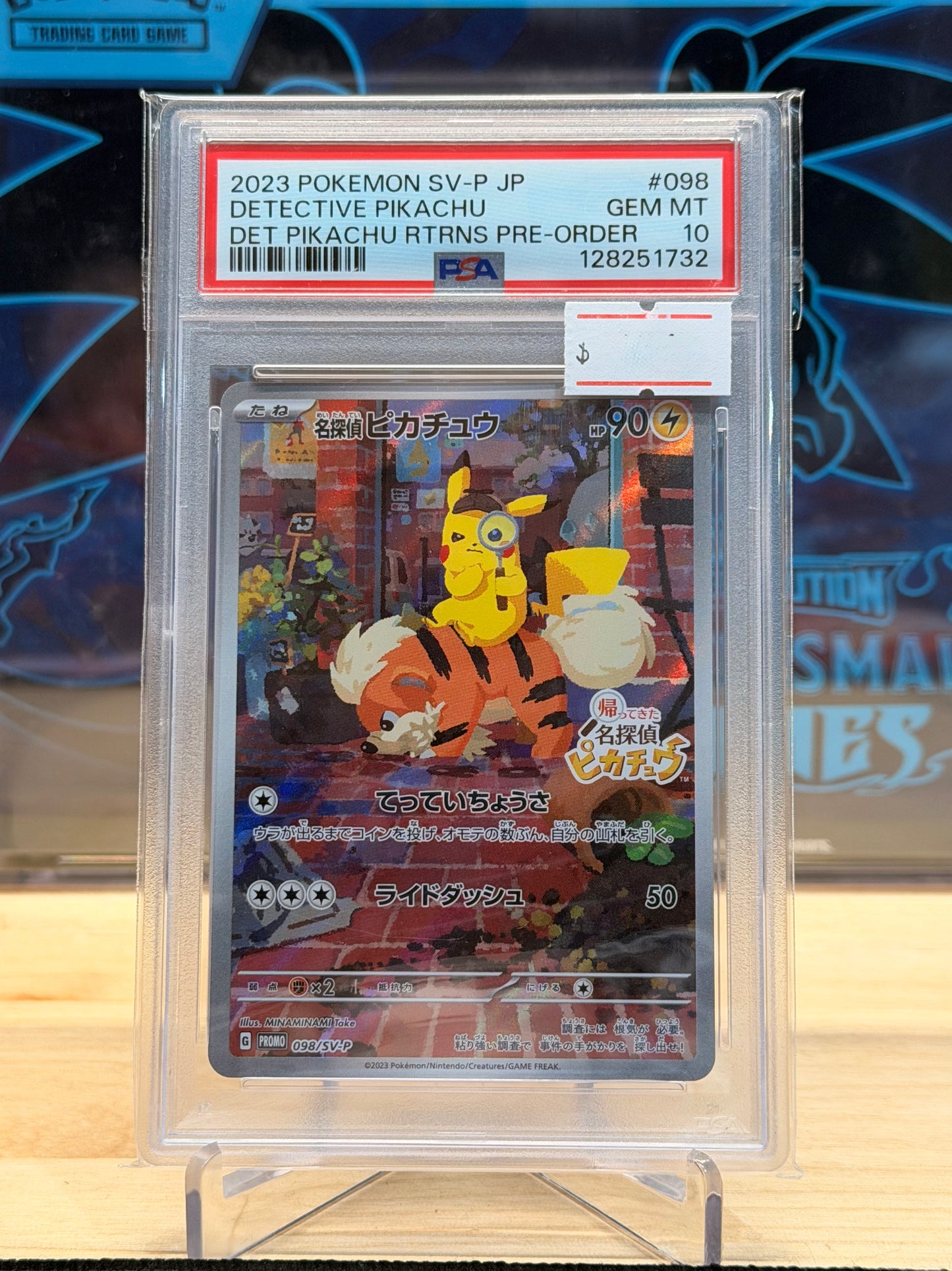 Detective Pikachu 098/SV-P Returns Pre Order PSA 10