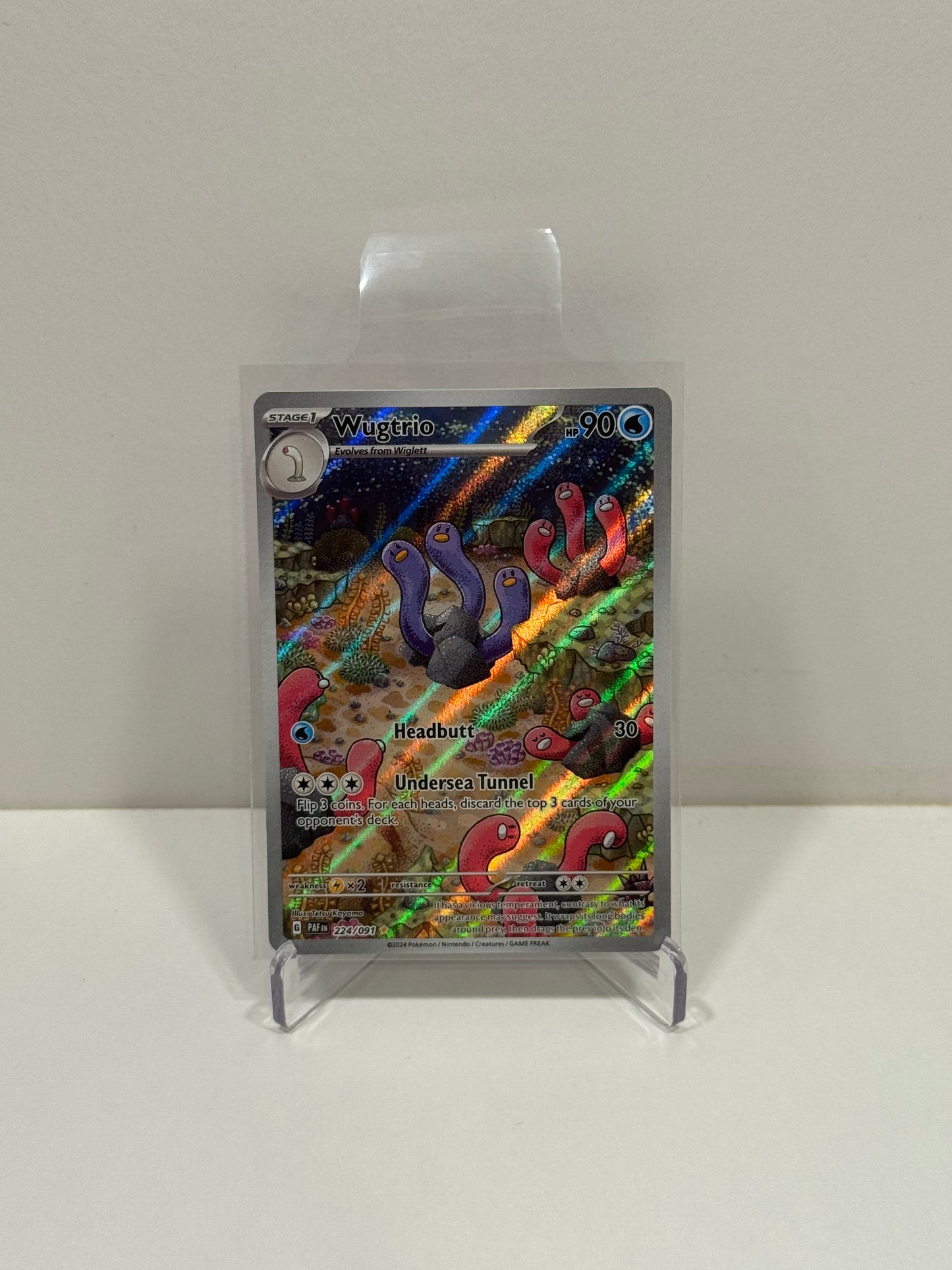 Wugtrio #224 Illustration Rare