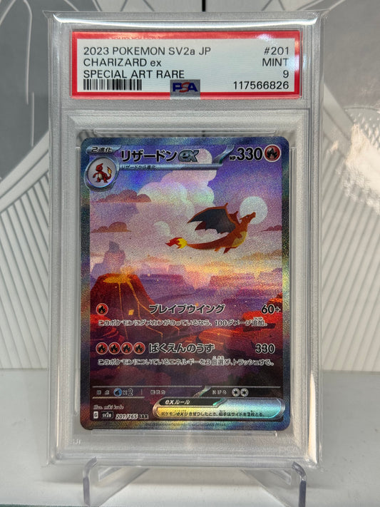 Charizard ex Scarlet & Violet 151 201/165 PSA 9