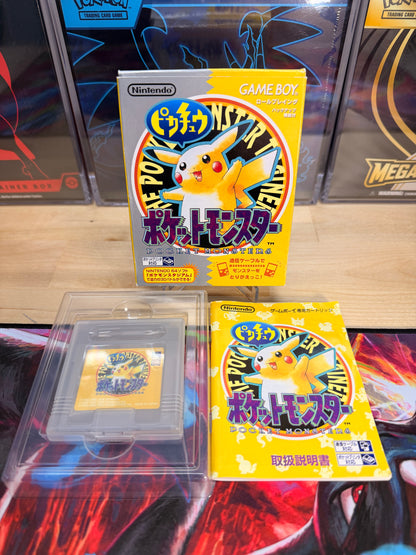 Pokemon Red Blue Green Yellow Complete Set Gameboy Japanese