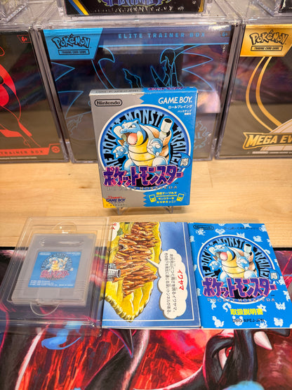 Pokemon Red Blue Green Yellow Complete Set Gameboy Japanese