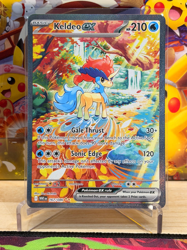 Keldeo ex 167/086 White Flare SIR