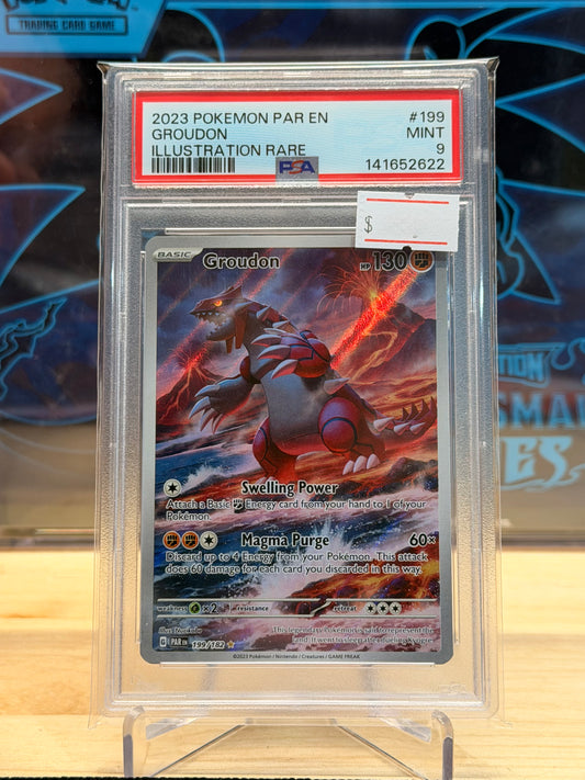 Groudon 199/182 Illustration Rare PSA 9
