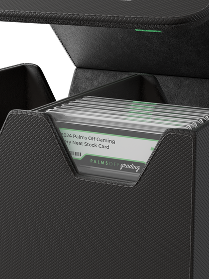 Front cutouts to read slab labels