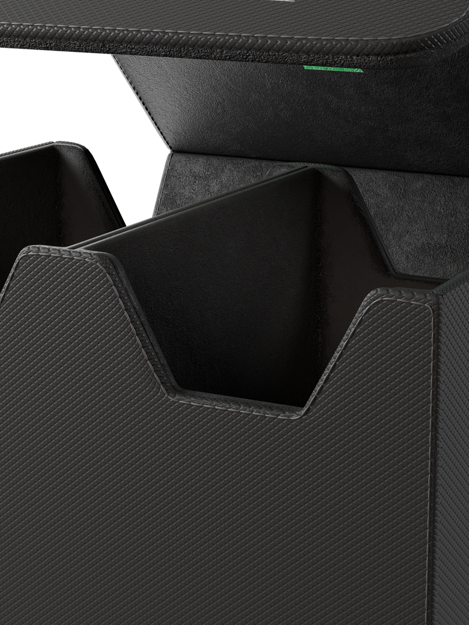 Velvet-lined interior
