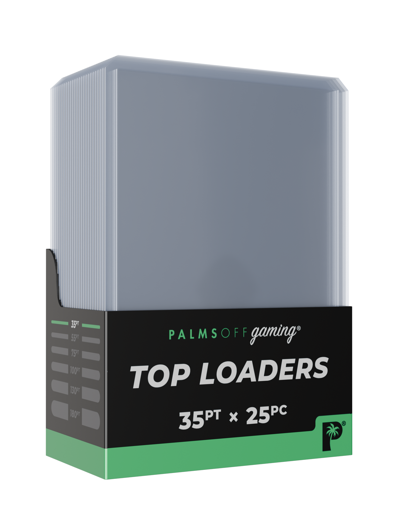 Palms Off Gaming 35pt Top Loaders - 25pc